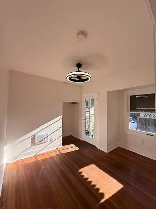 Updated and very private back unit