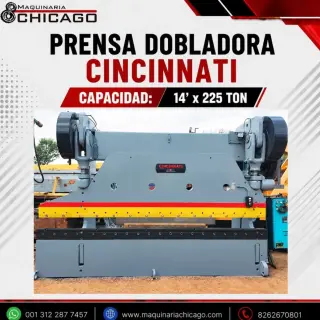 PRENSA DOBLADORA CINCINNATI 14' x 225 Ton