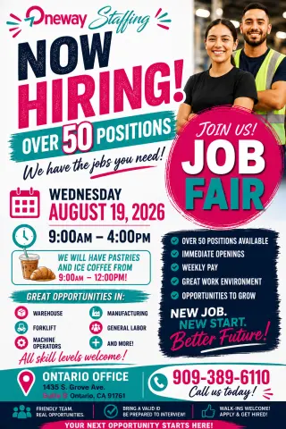 Feria de Empleo - ¡Más de 50 Puestos Disponibles!