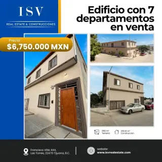 Edificio con 7 Departamentos en Venta