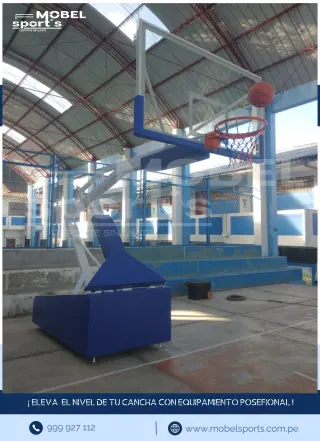 Tablero de  basquet movil con base de alta estabilidad / mobel sports
