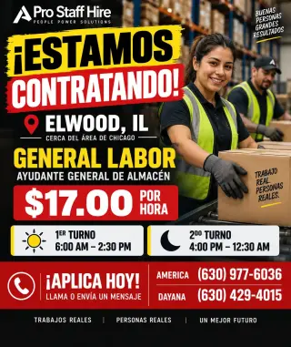 Trabajos, trabajos, trabajos!!! en ELWOOD IL