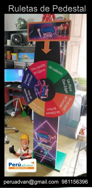 RULETA DE PEDESTAL