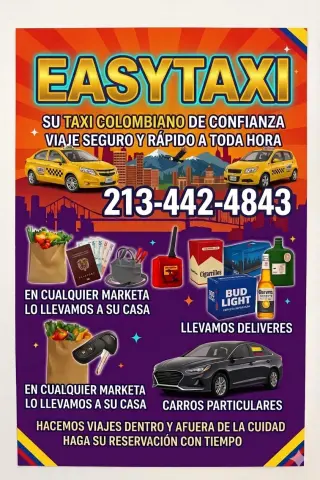Servicio de Taxi Colombiano Confiable - EasyTaxi