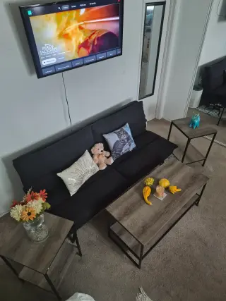 Sofá futon mesas