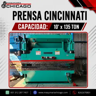 PRENSA CINCINNATI 10' x 135 TON