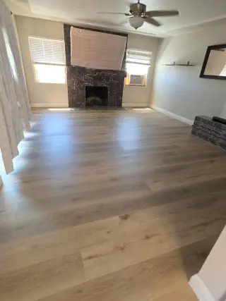 Instalación de piso y alfombra
