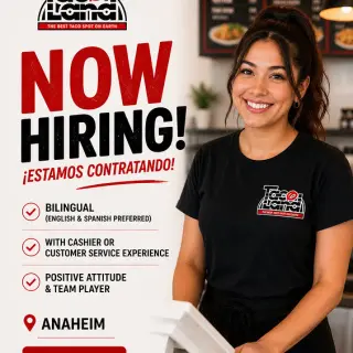 Cashier Wanted/Se Busca Cajera- Anaheim