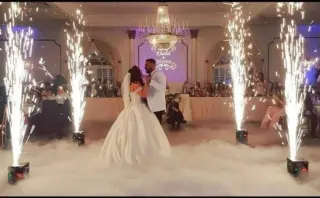 Chispas y Bayle en las nuves para bodas y quinseańeras fechas disponibles
