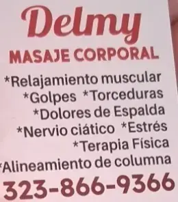 Sobadora y terapista Delmy