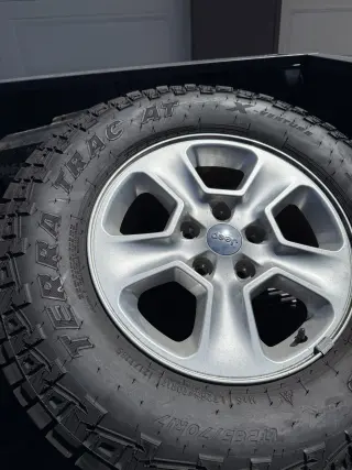 Juego de Rines de Jeep con Llantas Terra Trac AT