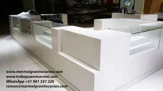 Cuarzo blanco polar para cocinas, baños, counters, paredes interiores