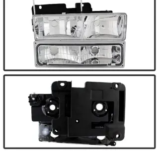 1994-1998 GMC Sierra C/K Pickup Suburban Yukon Headlights+Bumper+Corne Lights