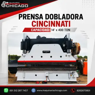 PRENSA DOBLADORA CINCINNATI 14' x 400 TON
