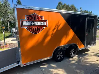 2016 18Ft Featherlite Harley-Davidson factory built bike hauler
