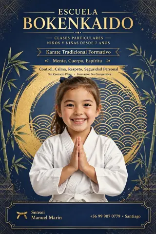 Clases de Karate formativo defensivo no competencia