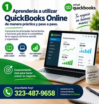 Aprende Quickbooks y Bookkeeping
