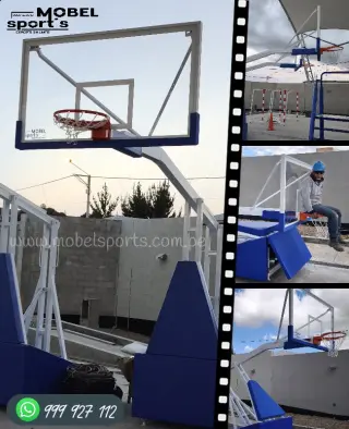Tablero de  basquet movil con base de alta estabilidad / mobel sports