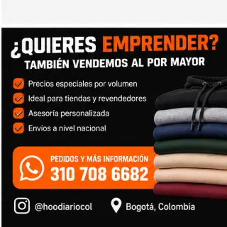 Buzos Hoodies Unisex desde $39.900 | Algodón Perchado | Hoodiario