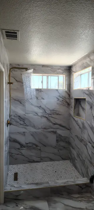 TILE SHOWER INSTALACION