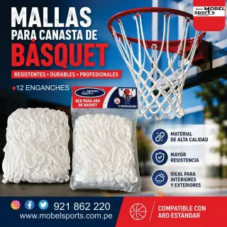 Red de Baloncesto Duradera para Aros / MOBEL SPORTS