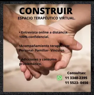 Espacio terapéutico virtual a distancia.
