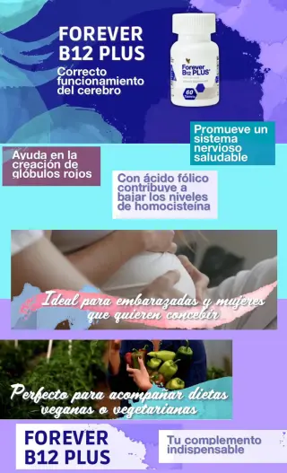 Suplemento B12 y ácido fólico