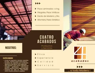 Pérgola Artesanal fabricada a medida, de Cuatro Acabados, -4akva2-