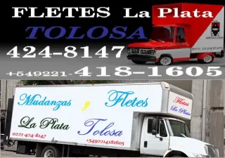 Fletes La Plata - Tolosa mudanzas a todo el pais