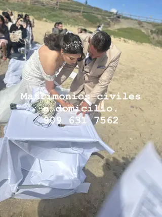 Hermosa Configuración de Ceremonia de Boda
