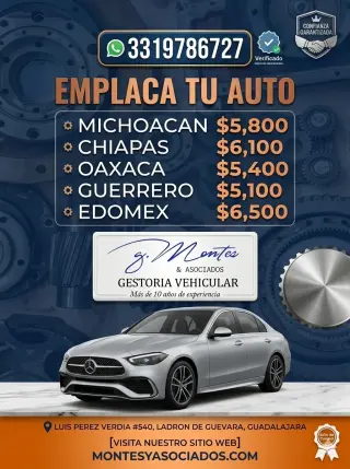 Montes y asociados gestoria vehicular