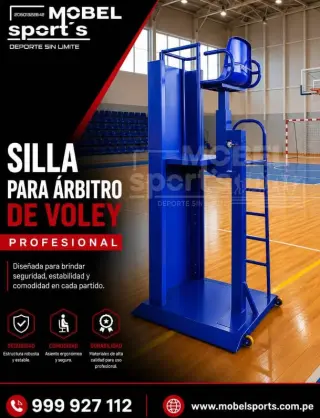 Silla para arbitro de voley / mobel sports