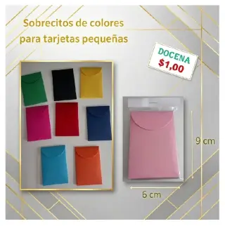 Sobres de todo tamaño