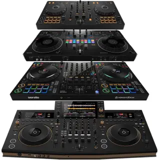 controladores para DJ, mesas de mezclas para DJ, controladores MIDI, sintetizado