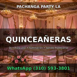 DJ EN LOS ANGELES — PACHANGA PARTY LA — $500 / 5 HORAS