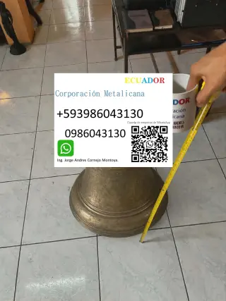 Servicio de venta de campanas de bronce en Guayaquil Ecuador