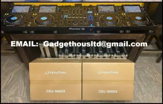 AlphaTheta CDJ-3000X,Pioneer CDJ-3000, Pioneer DJM-A9, AlphaTheta Euphonia