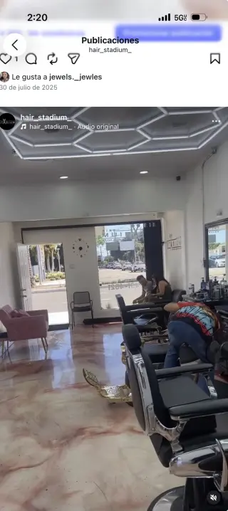 Estación de renta para barbería