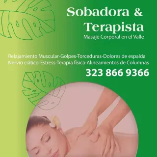 Sobadora y terapista Delmy