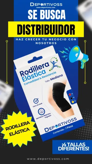 Rodillera Elástica Comodidad y Resistencia
