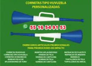 CORNETAS PROMOCIONALES DE PLAS
