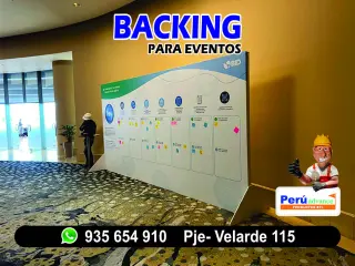 Backings Corporativos PARA EVENTOS