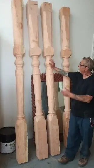 Torno de madera
