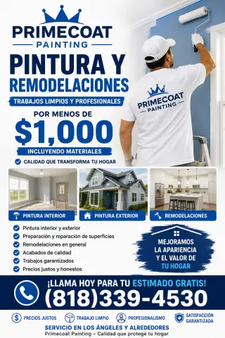 Reparación de pintura por menos de 1,000$