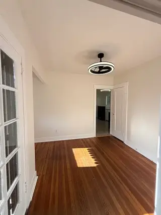Updated and very private back unit