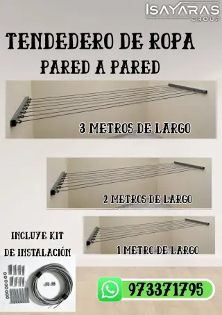 ¡TENDEDERO FIJO PARED A PARED – ISAYARAS GROU