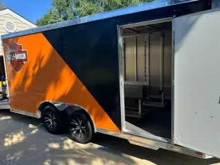 2016 18Ft Featherlite Harley-Davidson factory built bike hauler