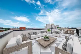 APARTAMENTO DE LUJO EN FRESH MEADOWS CON BALCÓN + ROOFTOP + GYM