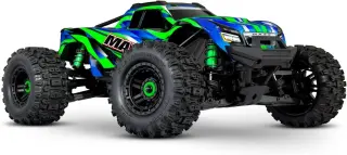 Traxxas Maxx Wide Green 1:10 RC Model Car Monster Truck 4WD RTR 2.4GHz