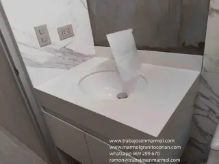 Cuarzo blanco polar para cocinas, baños, counters, paredes interiores